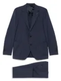 Lardini brooch-detail suit - Blue