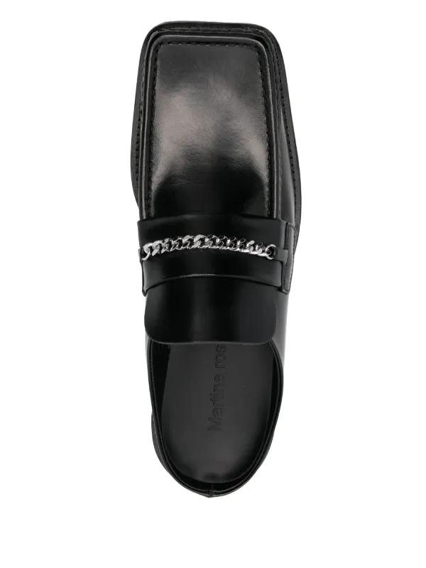 Martine rose ミュール 40 Martine Rose Square Toe Mules | Black | FARFETCH