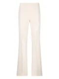 LIU JO crepe-texture trousers - Neutrals