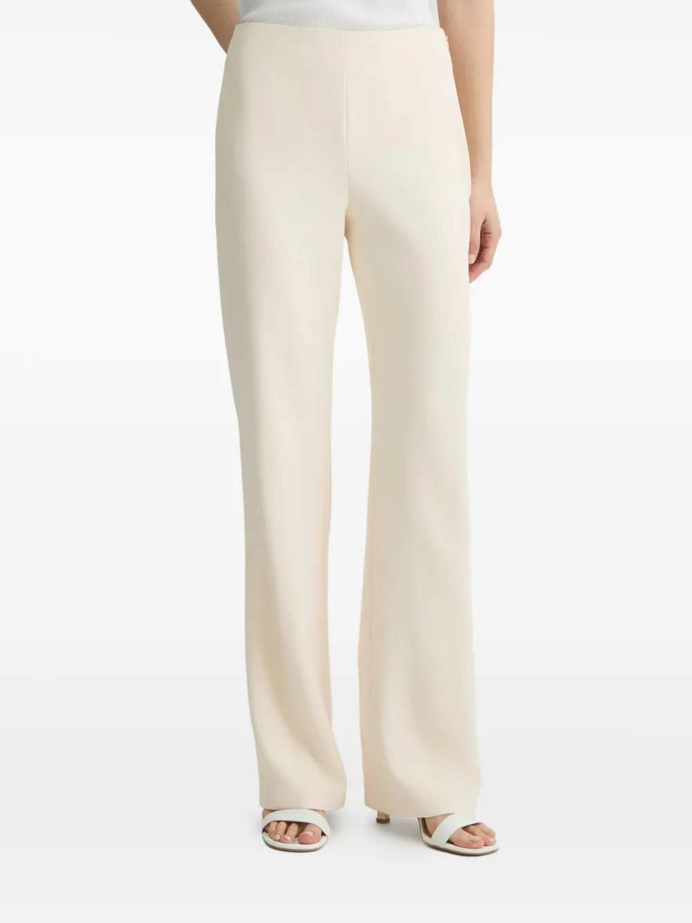 LIU •JO CREPE-TEXTURE TROUSERS