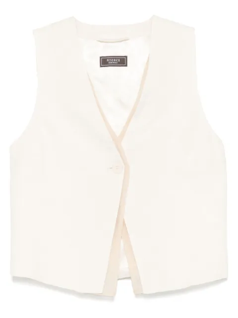 Peserico linen waistcoat