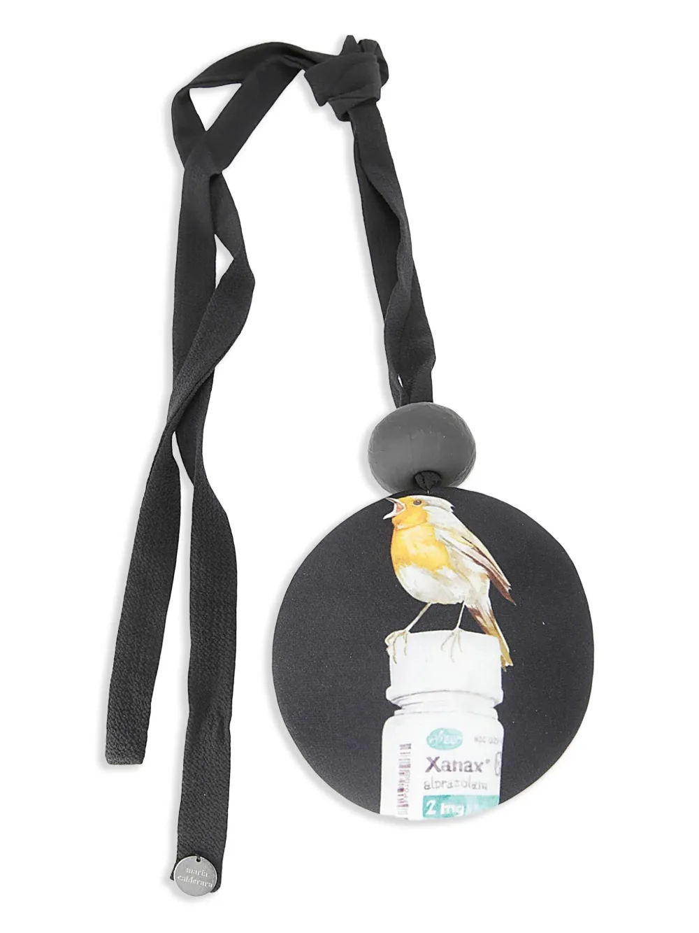 Maria Calderara pendant necklace | Black | Image 1