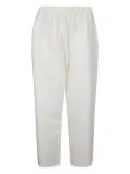 Cini cotton track pants - White