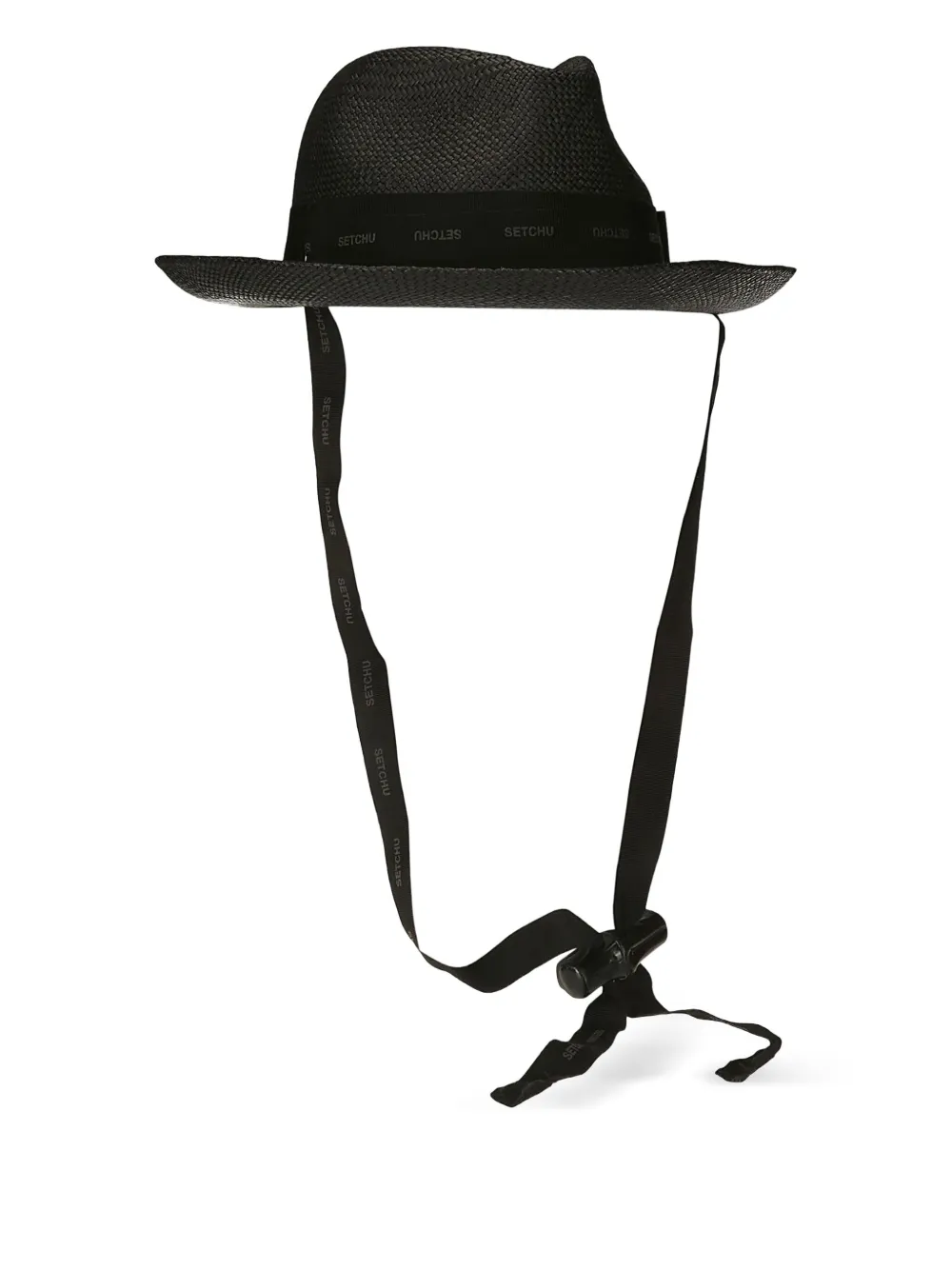Setchu raffia hat | Black | Image 1