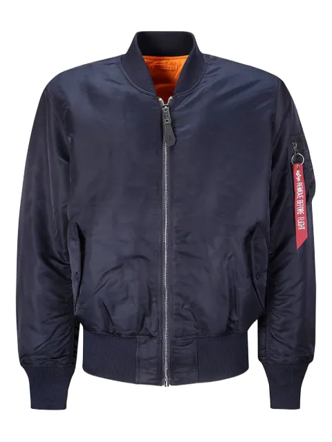 Alpha Industries جاكيت بومبر 'MA-1 هيرتدج' بسحاب 