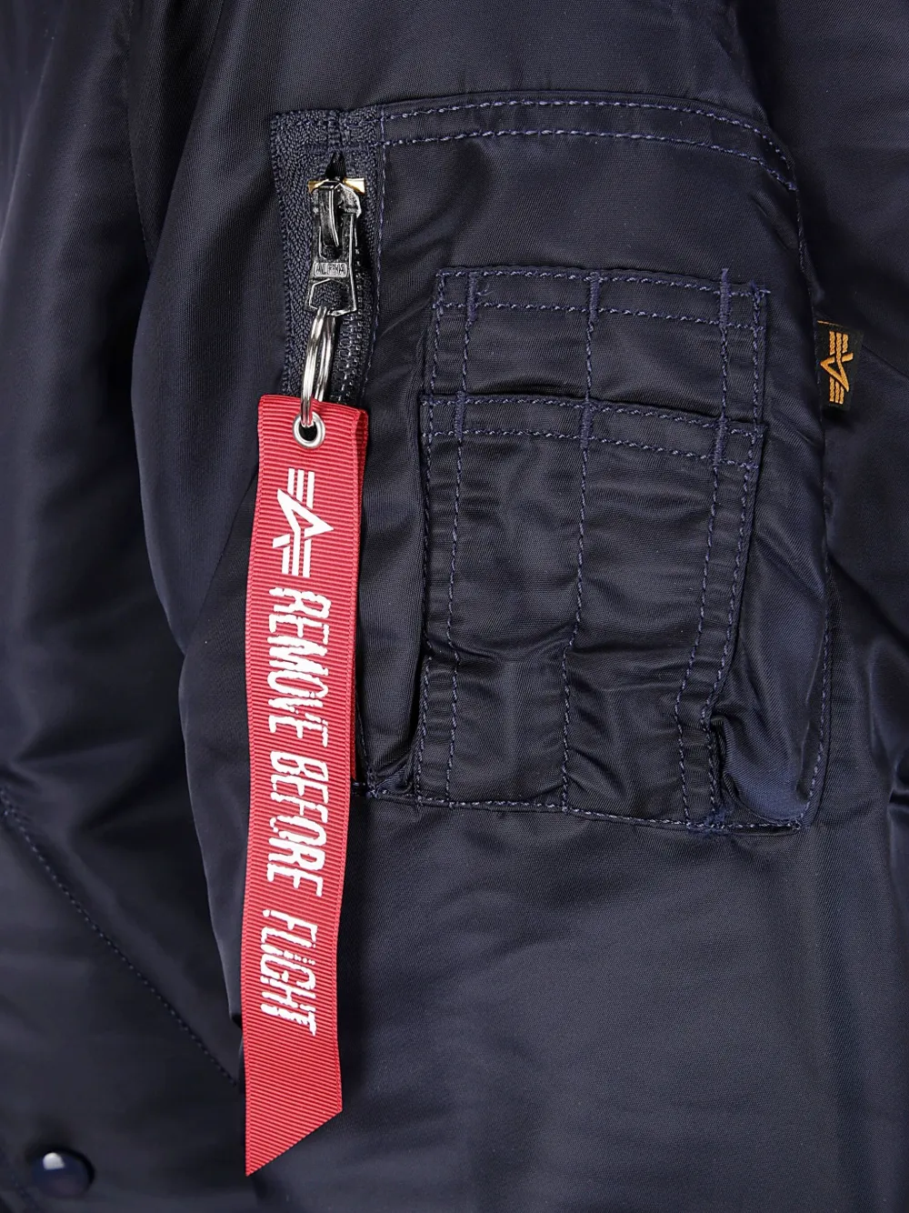 Alpha Industries MA-1 Heritage zip-fastening bomber jacket Blauw