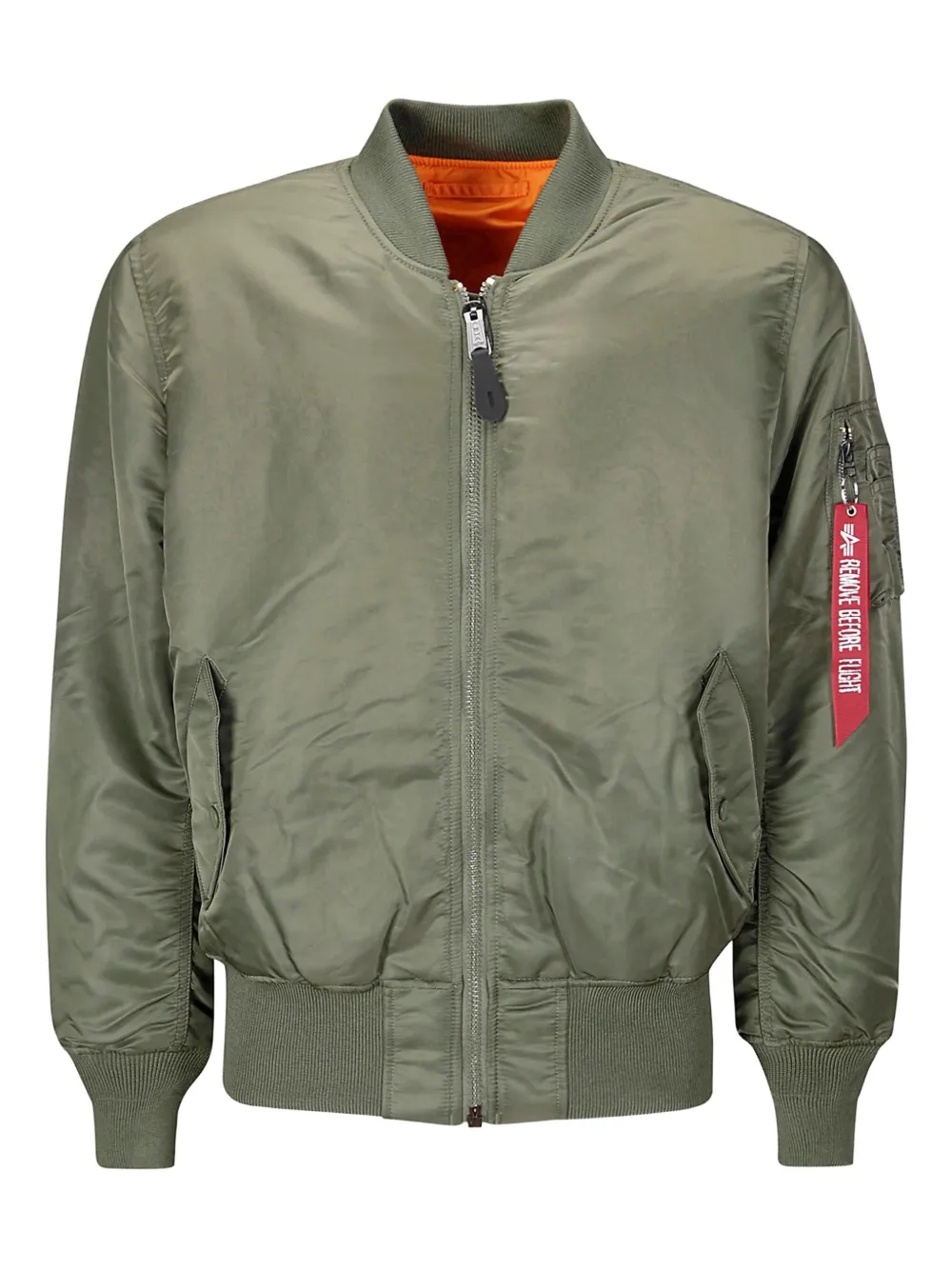 Alpha Industries MA-1 Heritage zip-fastening bomber jacket | Green | Image 1