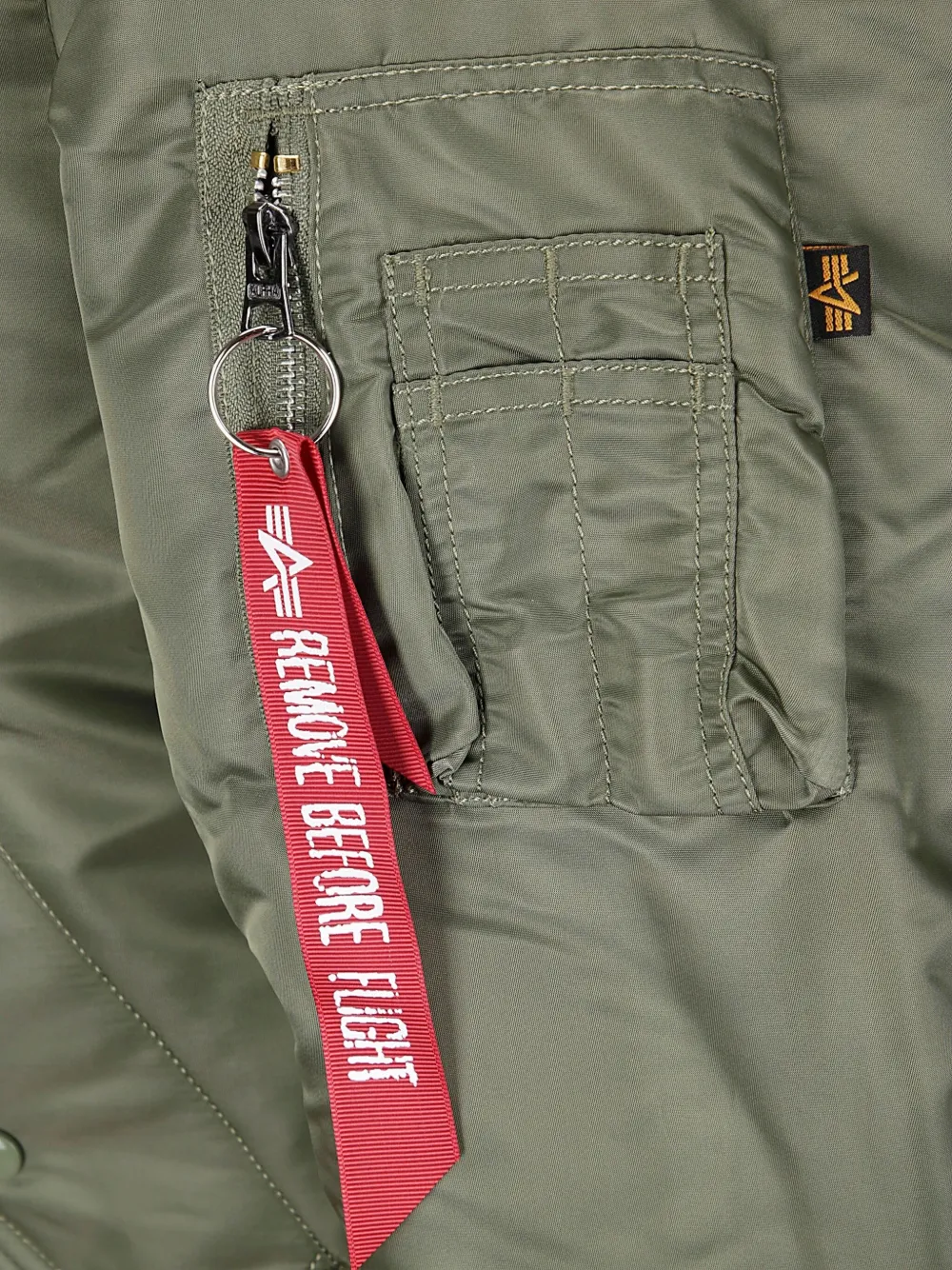 Alpha Industries MA-1 Heritage zip-fastening bomber jacket Groen