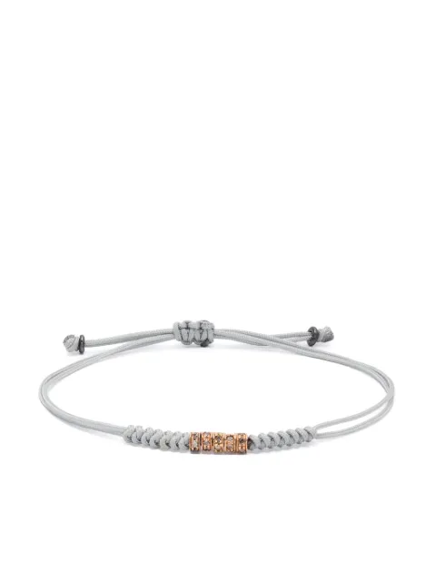 Anil Arjandas 18K rose gold diamonds cord bracelet