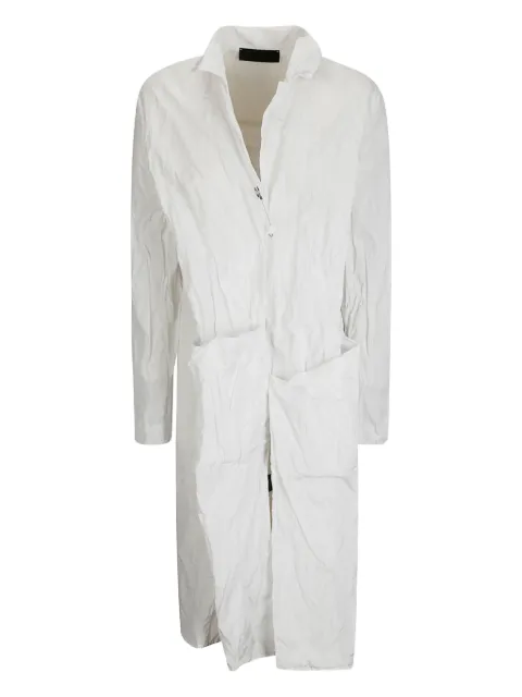 Maria Calderara crinkled coat