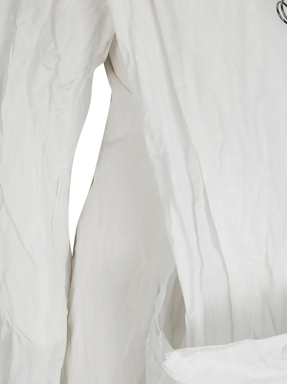 crinkled coat