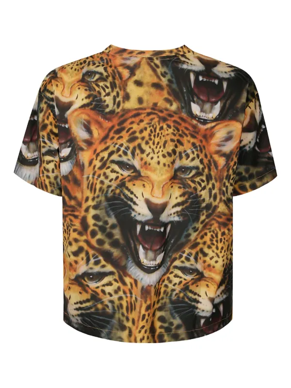 Leopard Versace T Shirt Tiger Stockholm Surfboard Club Leopard
