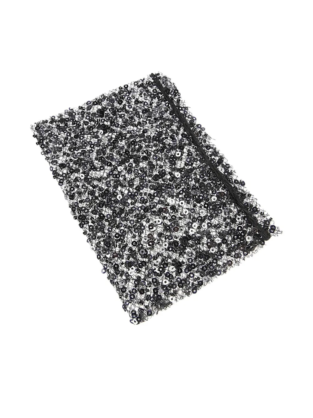 Maria Calderara Armband met pailletten - Zwart