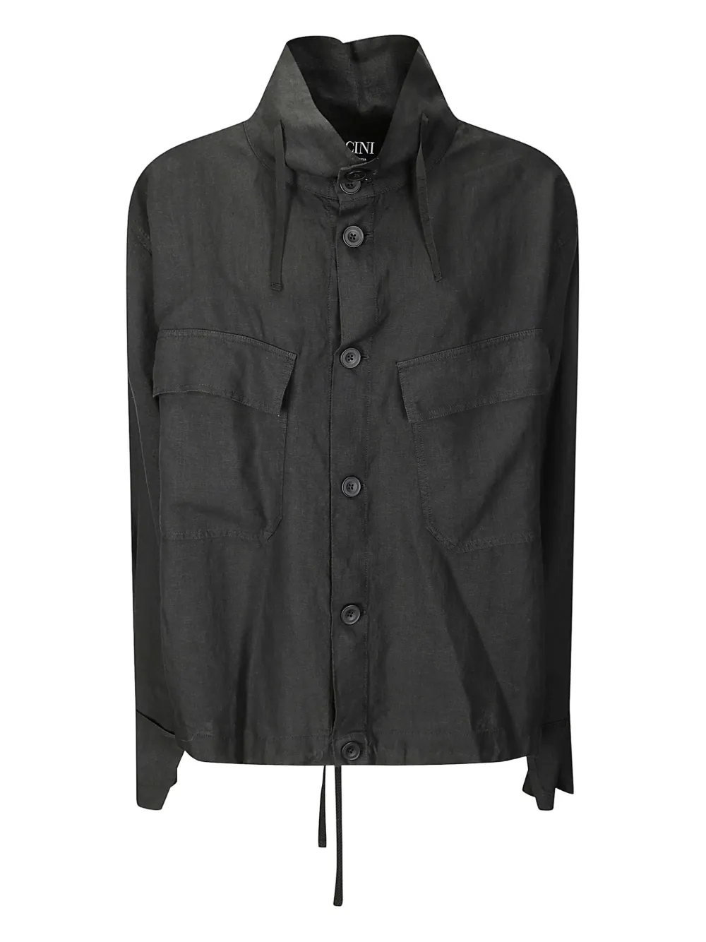 Cini linen jacket | Black | Image 1