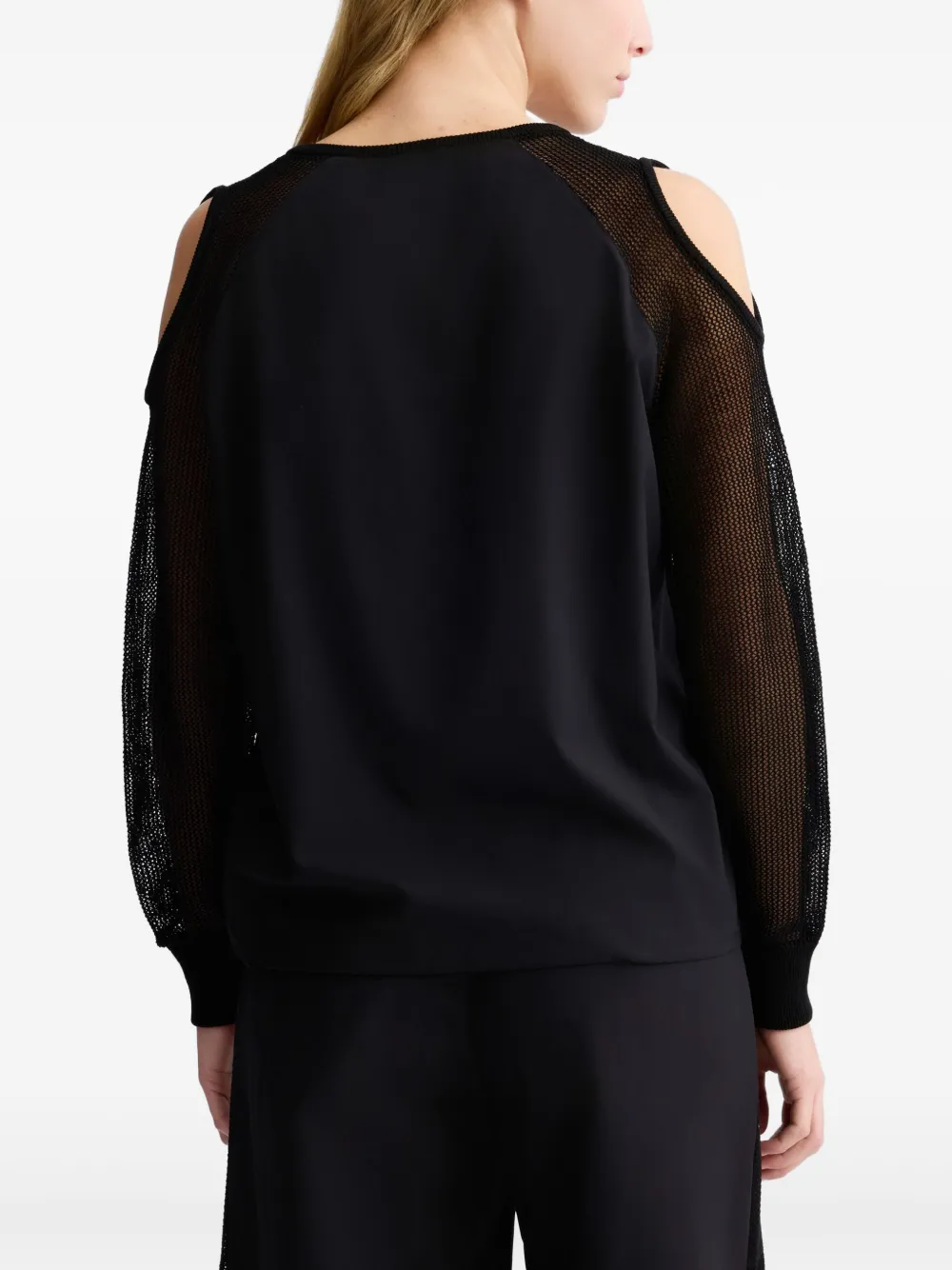 Liu •jo Cut-out Sweatshirt In 黑色