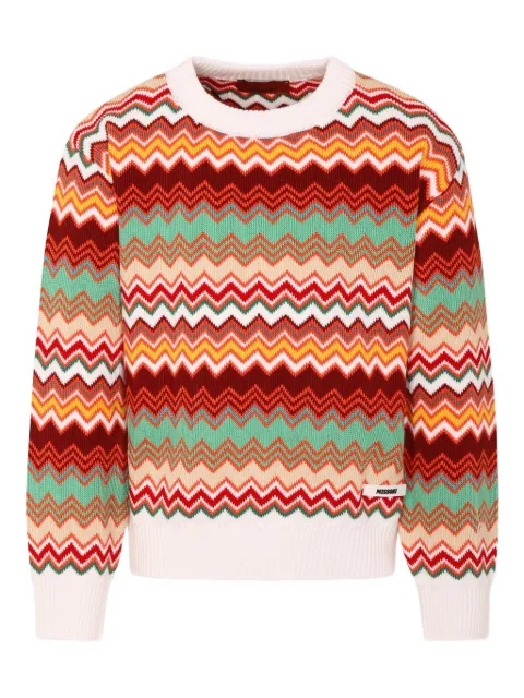 Missoni Kids zigzag-pint jumper 
