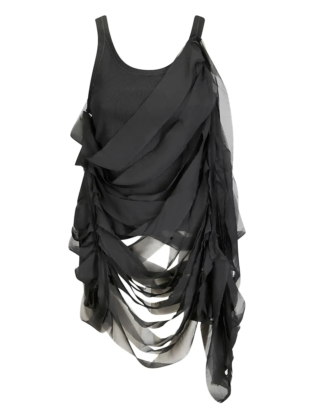 Maria Calderara camiseta a capas | negro | Image 1