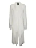 Maria Calderara tulle coat - White