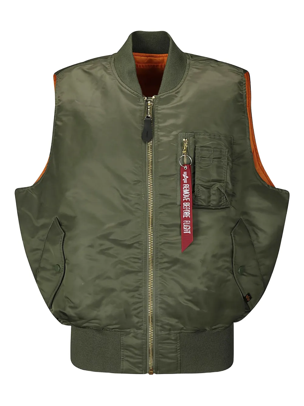 Alpha Industries MA-1 Heritage zip-fastening bomber jacket | Green | Image 1