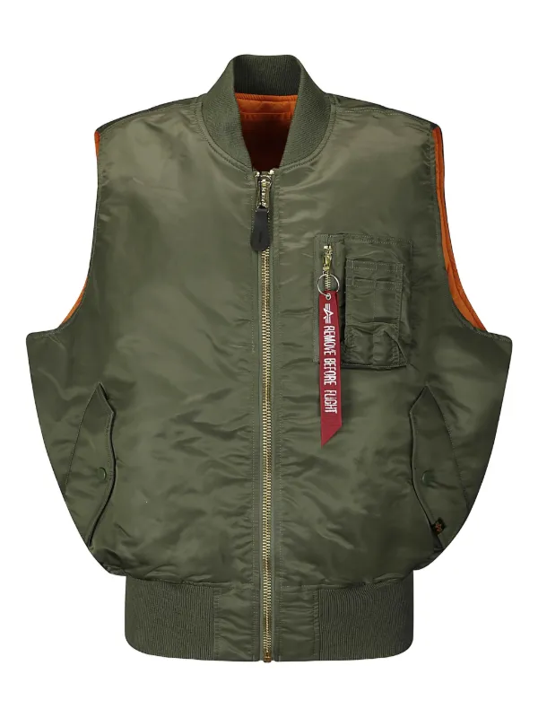AMERI×ALPHA MA1 VEST Alpha-Industries-MA-1-Vest-black