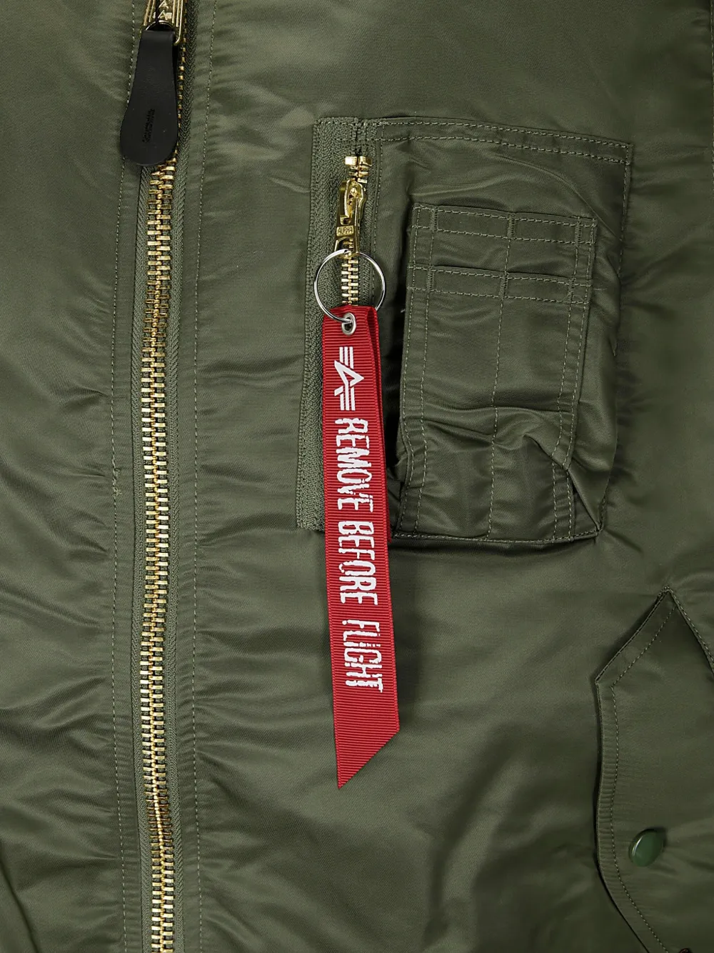 Alpha Industries MA-1 Heritage zip-fastening bomber jacket Groen