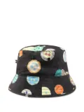 Molo smile-motif bucket hat - Black