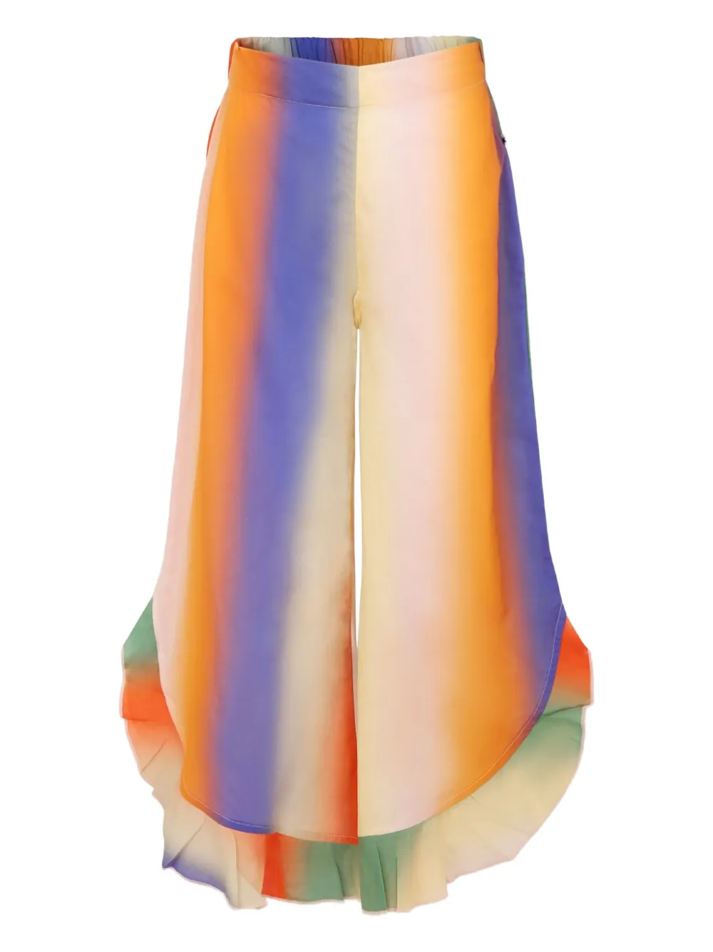 Molo flared trousers | Orange | Image 1