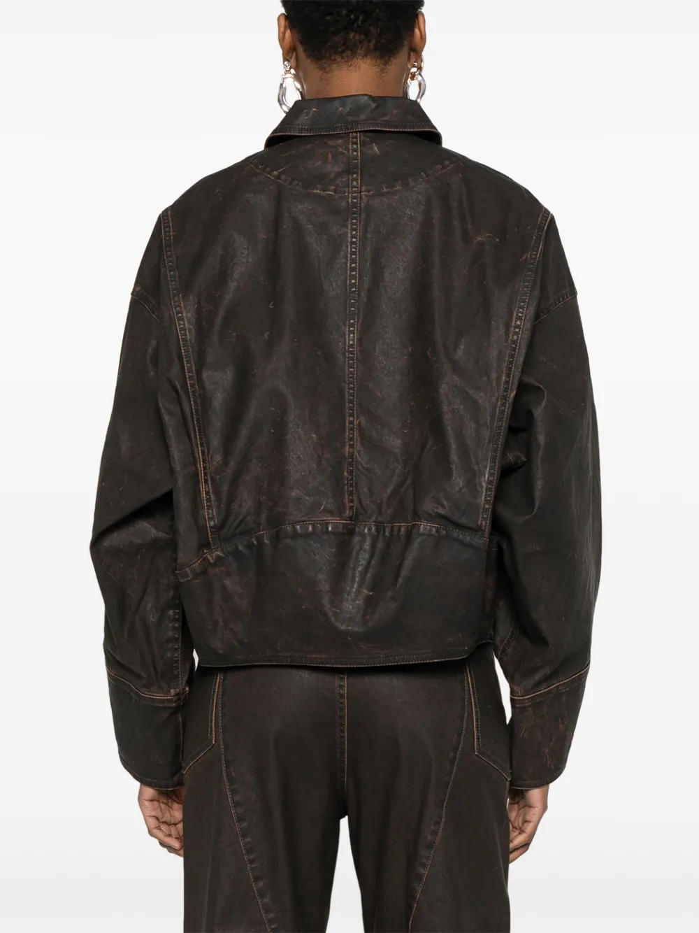 Facon Jacmin Macfly Jacket In Brown