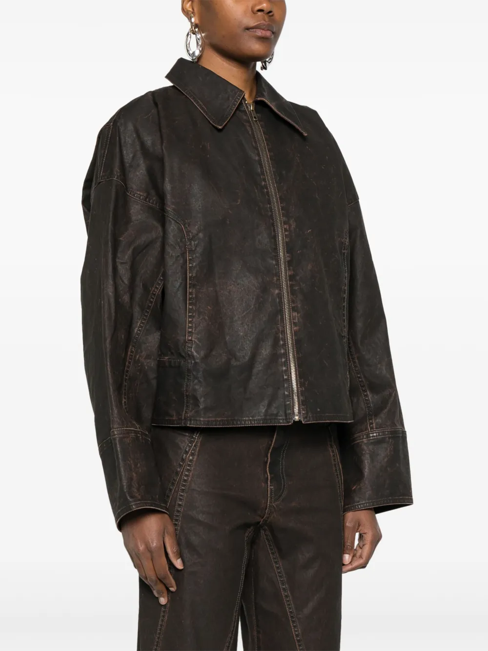 Facon Jacmin Macfly Jacket In Brown