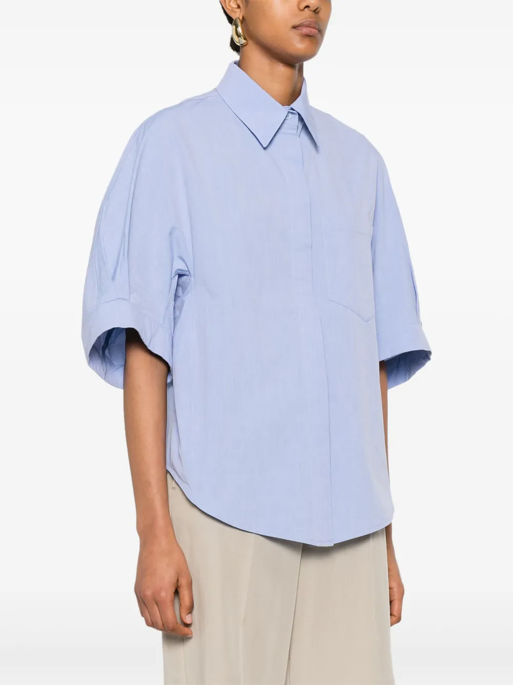 Christian Wijnants Timila blouse Blauw
