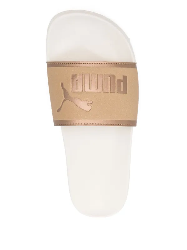 PUMA Leadcat Slides Gold FARFETCH HK