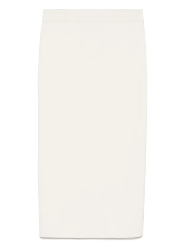 MAX MARA アウトレット●コットンギャバジン ペンシルスカート Max Mara Losanna スカート | ホワイト | FARFETCH JP
