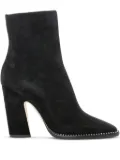 Jimmy Choo crystal-embellished block-heel boots - Black