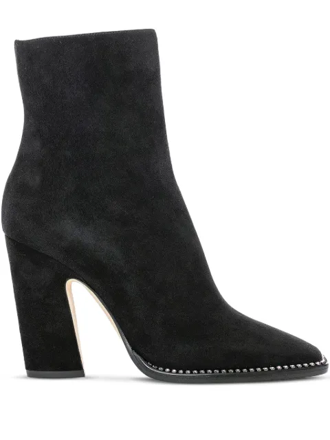 Jimmy Choo crystal-embellished block-heel boots