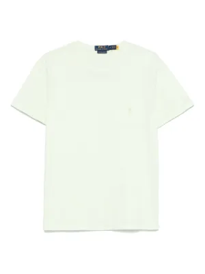 Polo Ralph Lauren Polo Pony cotton-linen T-shirt | White | FARFETCH PH