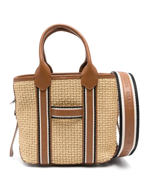 Hogan tote con logo en relieve