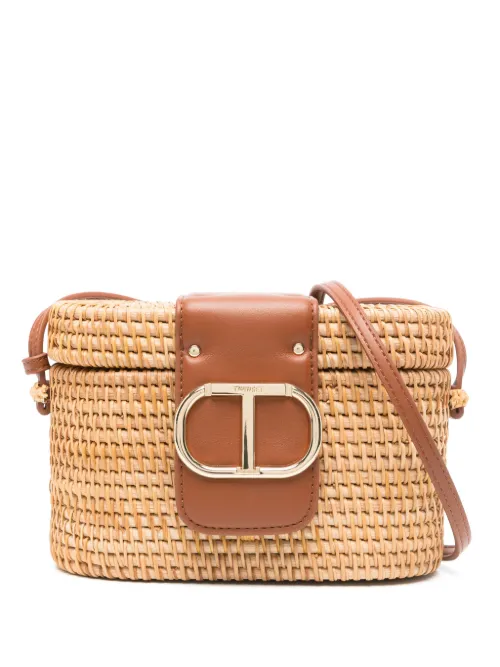Mini sac à design tressé - TWINSET - Modalova