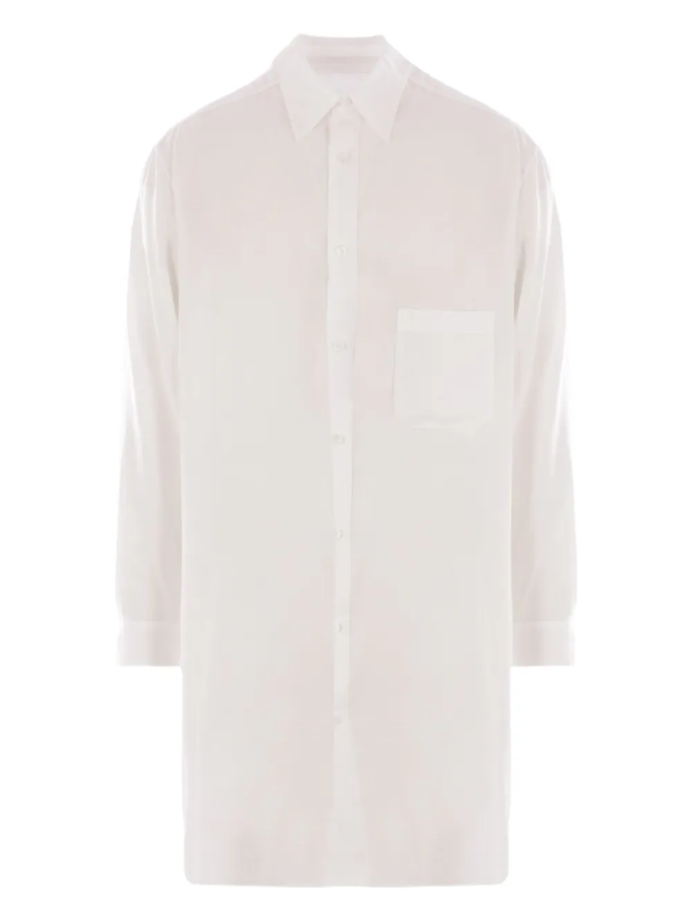 Yohji Yamamoto camisa traslúcida | blanco | Image 1