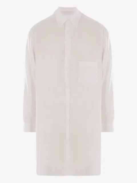 Yohji Yamamoto semi-sheer shirt