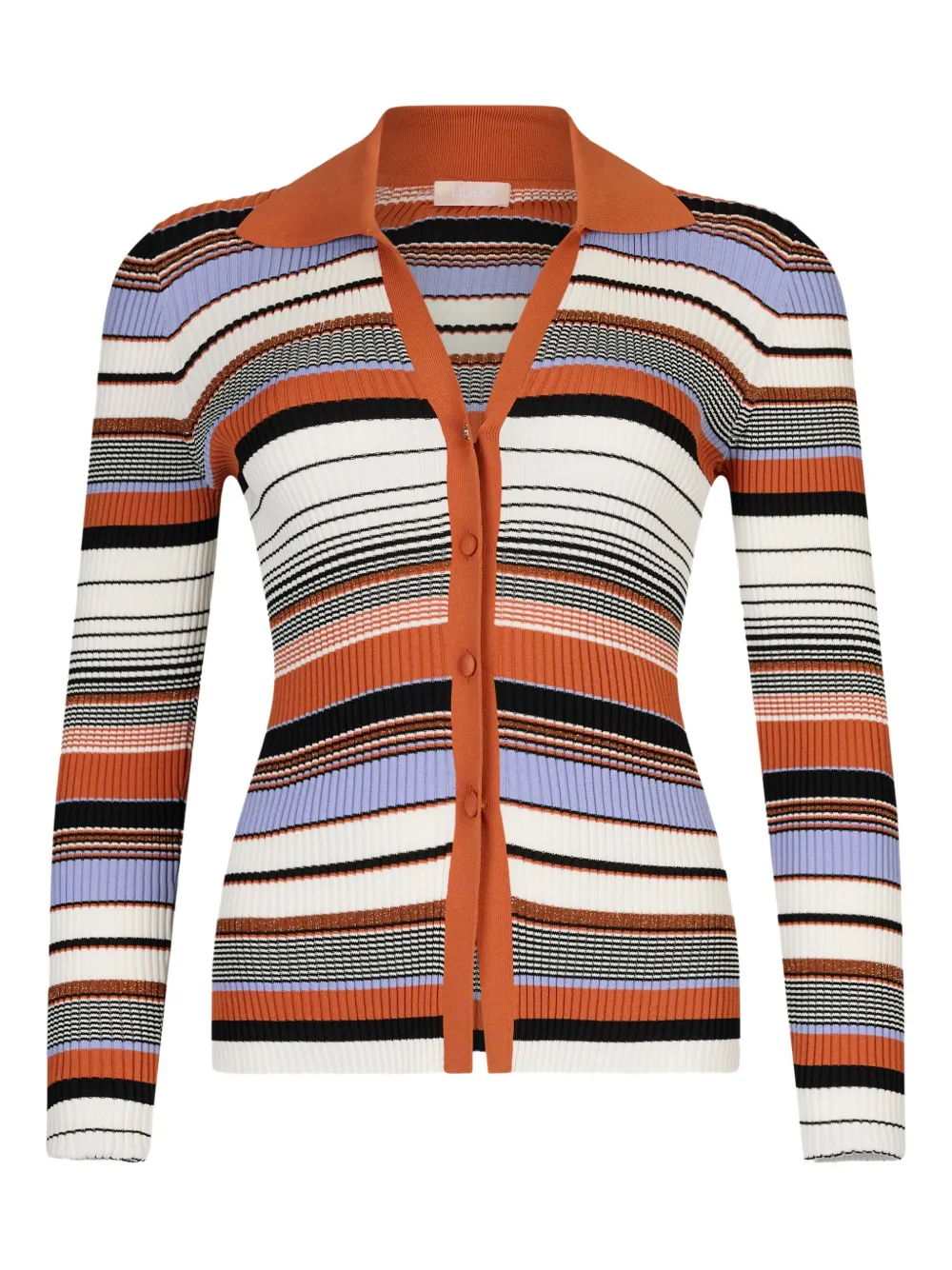 striped cardigan