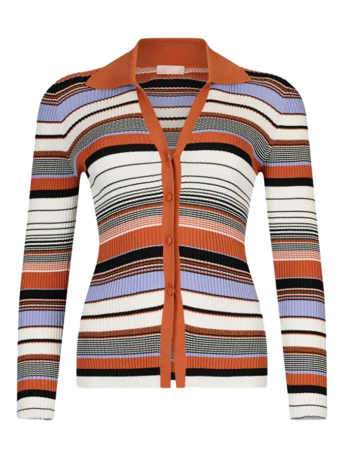 LIU JO cardigan à rayures - Rouge - LIU JO - Modalova