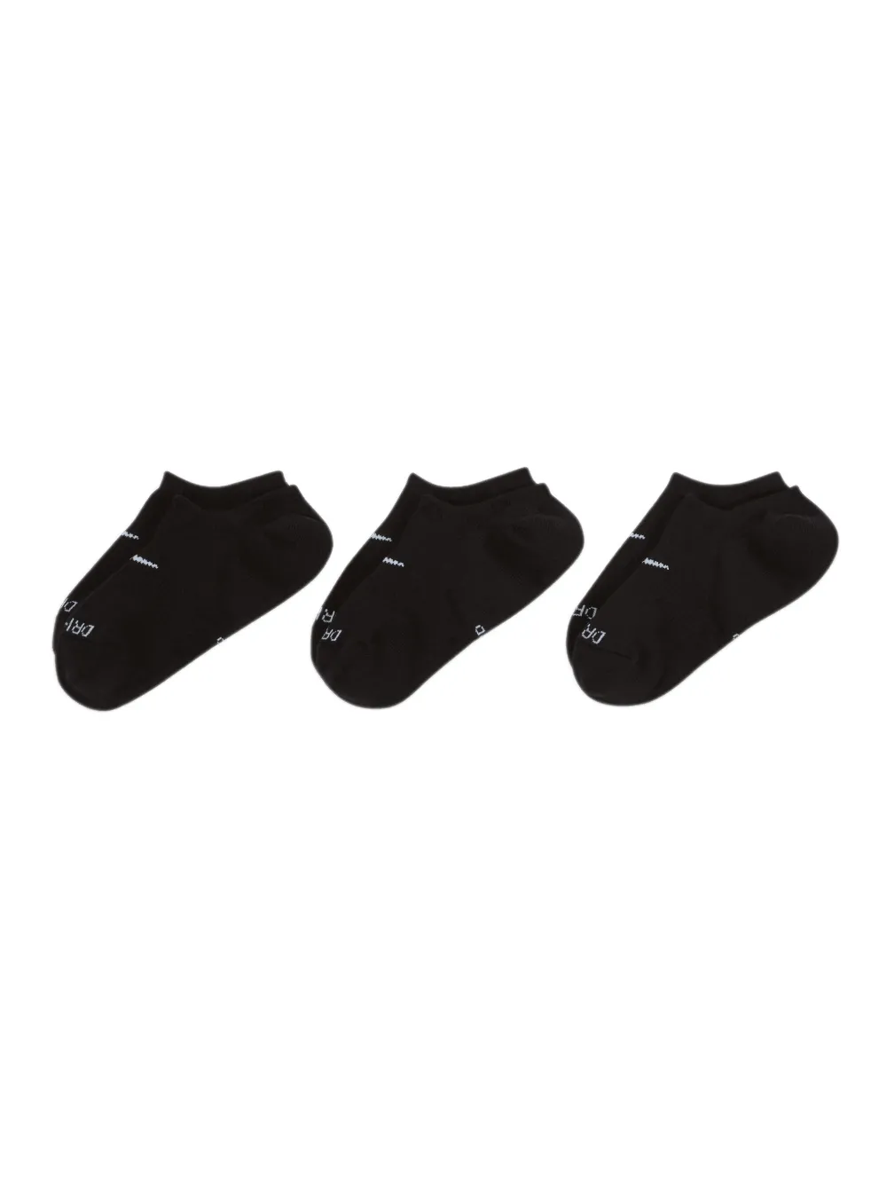 Everyday Plus Cushioned Training "Black" three-pack socks