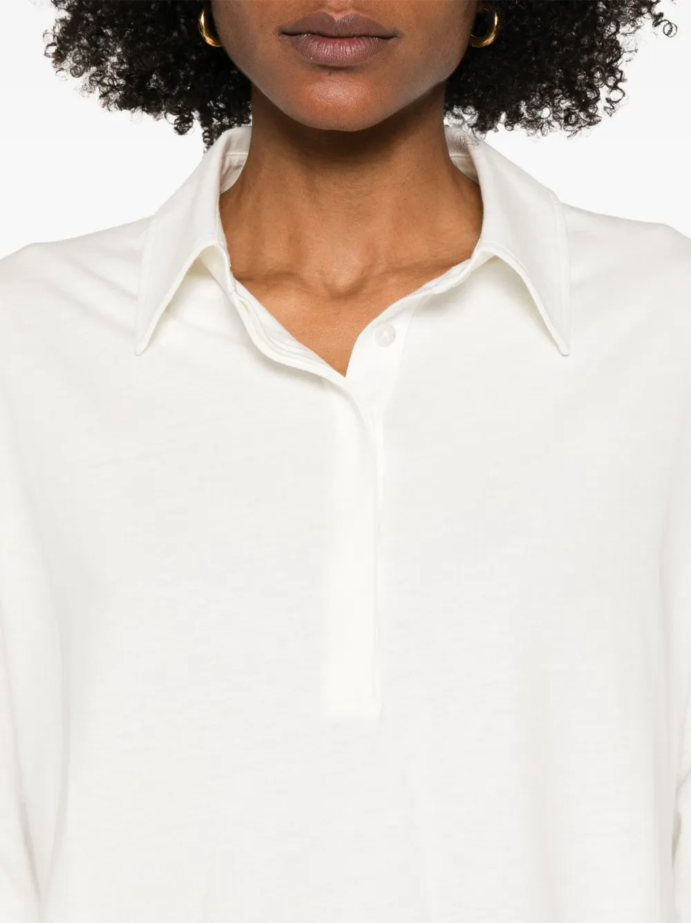 The Row Roddie poloshirt Wit
