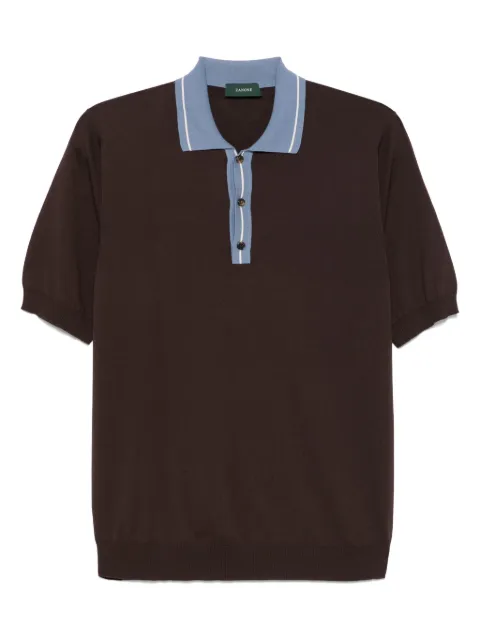 Zanone cotton polo shirt