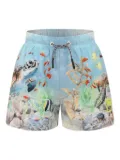 Molo graphic-print swim shorts - Blue