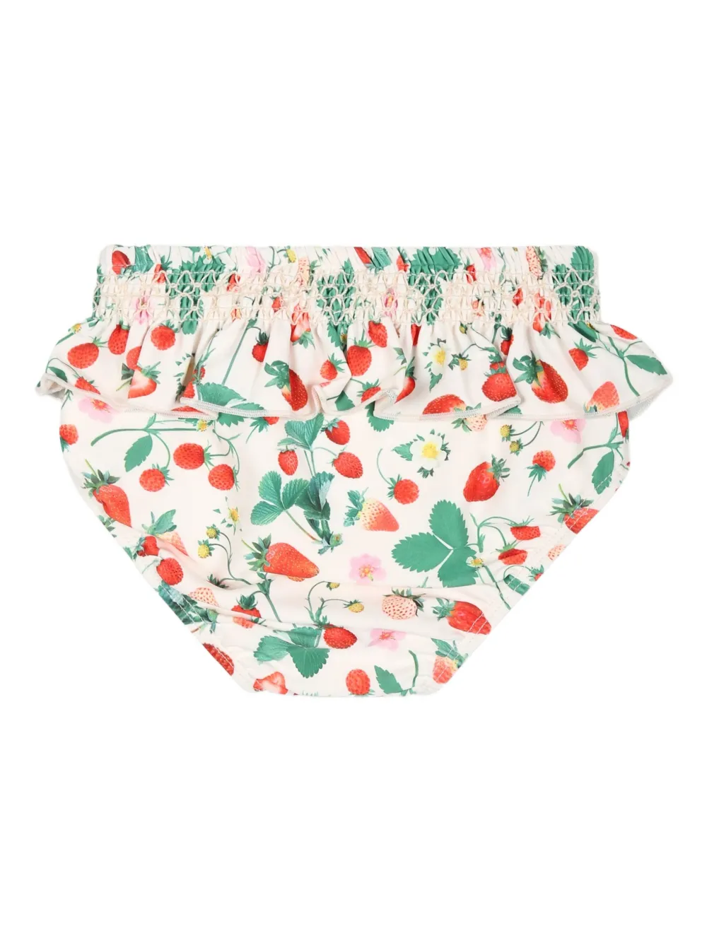 Molo cherry-print bikini bottoms Beige