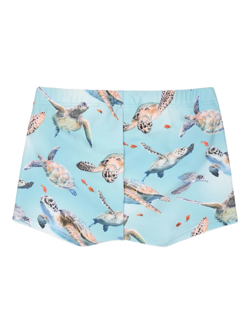 Molo graphic-print swim shorts Blauw