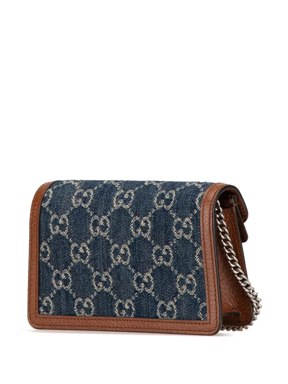 Gucci Pre-Owned Borsa a tracolla GG Dionysus micro in denim 2016 ad oggi | Borse | Image 2