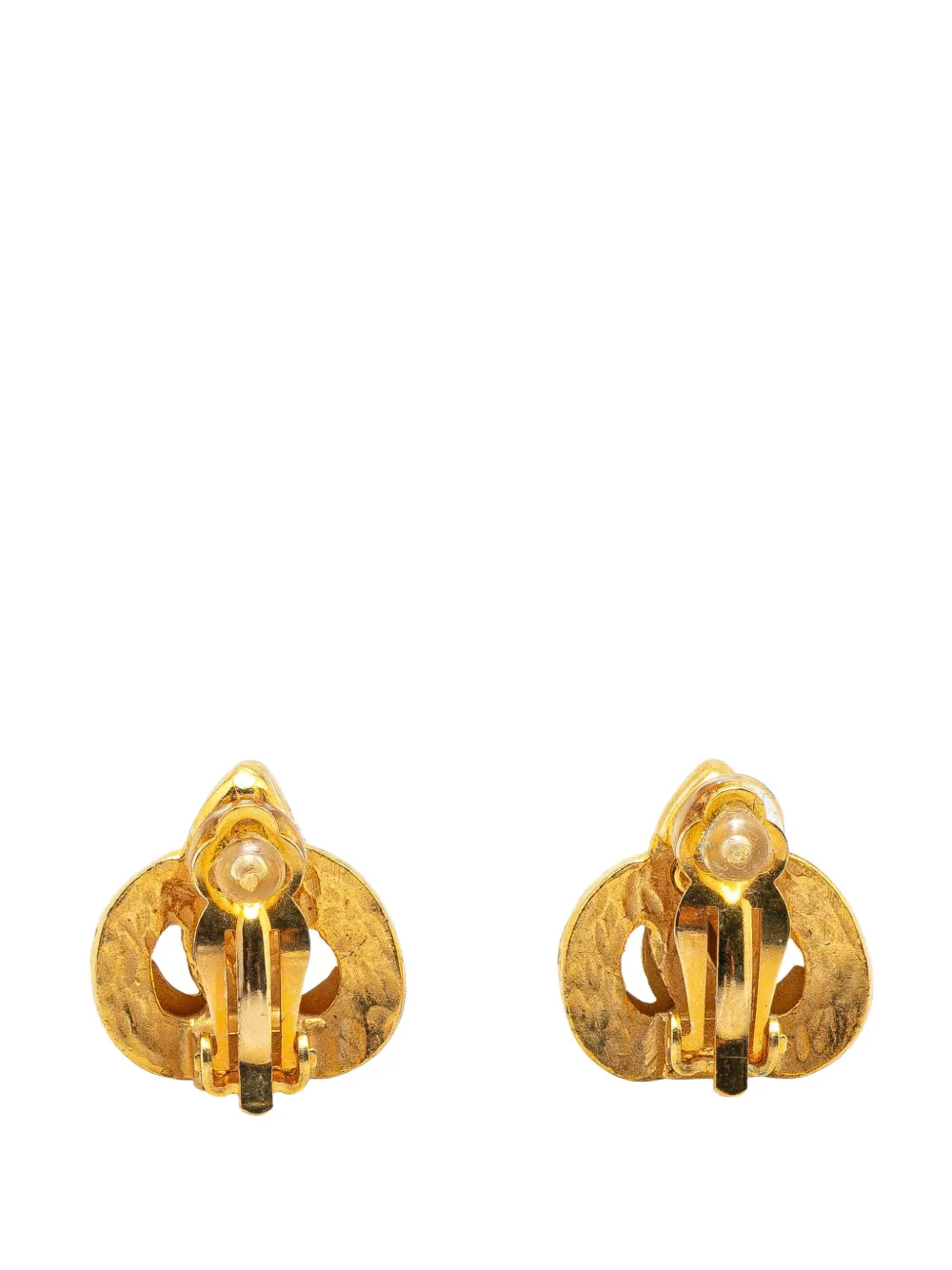 CHANEL Pre-Owned أقراط كبس بشعار CC ومطلية بذهب 1997 | Image 2