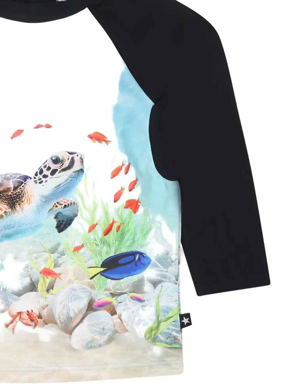 Molo Top met grafische print Blauw